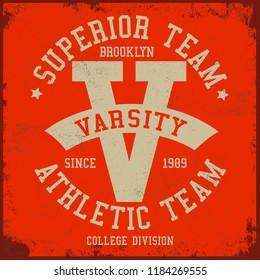 Vintage varsity vector graphics.badges, labels, logos.