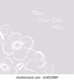 Vintage vector abstract background with white lace, greetings, invitations and business card