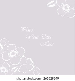 Vintage vector abstract background with white lace, greetings, invitations and business card