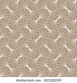 Vintage Vector Art Deco Seamless Pattern. Geometric decorative texture. Vector floral background.