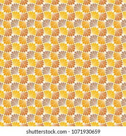 Vintage Vector Art Deco Seamless Pattern. Geometric decorative texture. Vector floral background.