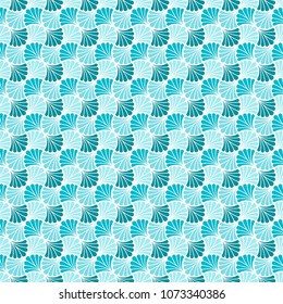 Vintage Vector Art Deco Seamless Pattern. Geometric decorative texture. Vector floral background.