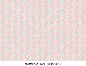 Vintage Vector Art Deco Seamless Pattern. Geometric decorative texture. Vector floral background.