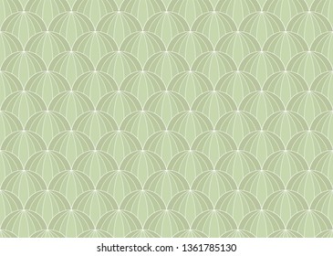 Vintage Vector Art Deco Seamless Pattern. Geometric decorative texture. Vector floral background.