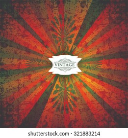 Vintage Vector Autumn Backgrounds. 