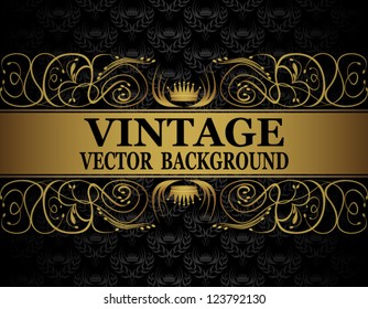 Vintage vector background