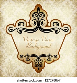 Vintage vector background