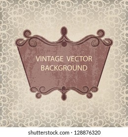 Vintage vector background