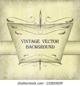 Vintage vector background