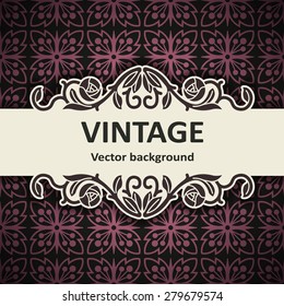 Vintage vector background