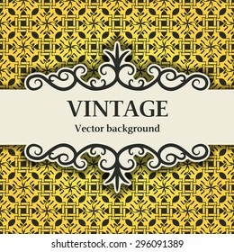 Vintage vector background