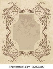 Vintage vector background.