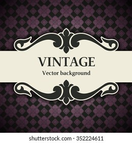 Vintage vector background