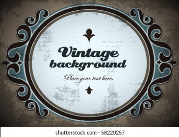 Vintage vector background