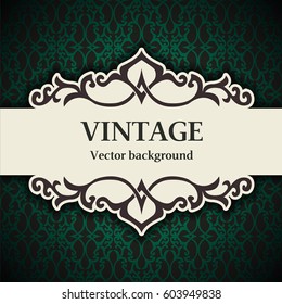 Vintage vector background