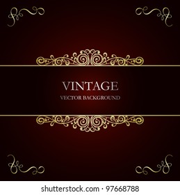 Vintage vector background