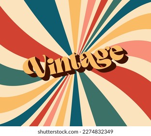 Vintage vector background can be used for anything.