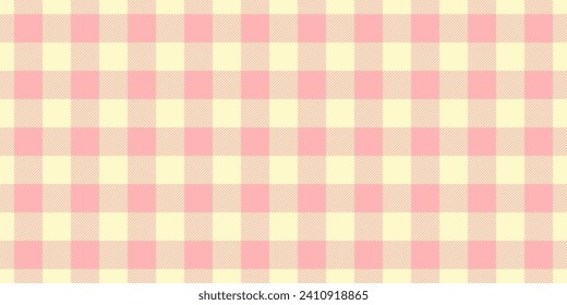 Vintage vector background fabric, autumn tartan plaid pattern. Purity seamless texture check textile in lemon chiffon and light color.