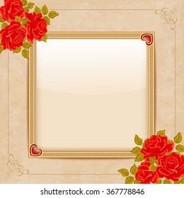 Vintage vector background and