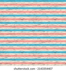 Vintage vector background, horizontal stripes, seamless pattern