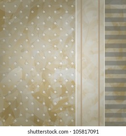 Vintage vector background for invitation, announcement or menu