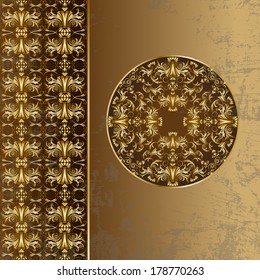 Vintage vector background - Stock Illustration