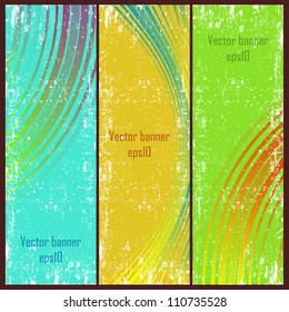 Vintage vector banners. vector illustration.