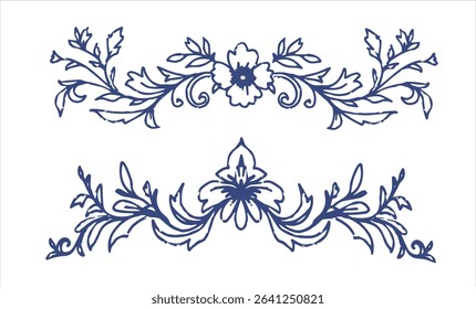 Vintage Vector Borders, suitable for the design of printed products, banners, invitations, weddings, birthday parties in vintage style.