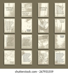 Vintage Vector Brochure Mega Collection.