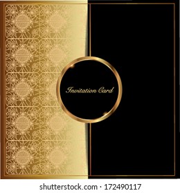 Vintage vector card design for greeting card,