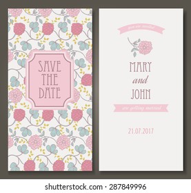 Plantillas vectoriales vintage. Se puede utilizar para guardar la fecha, la ducha de bebé, el día de la madre, el día de San Valentín, tarjetas de cumpleaños, invitaciones.