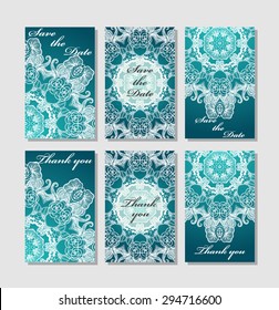 Vintage vector card templates. Can be used for Save The Date, baby shower, mothers day, valentines day, birthday cards, invitations. Template Vector response card save the date card