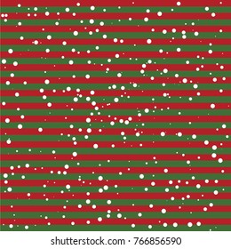 Vintage vector Christmas pattern stripe with snow