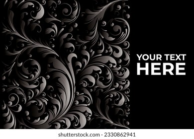 Vintage vector classic. Floral elements for design of monograms, invitations, frames, menus, labels and websites. Graphic elements for design of catalogs and brochures of cafes, boutiques.
