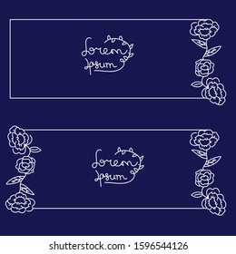 Vintage Vector collection of hand written leaf. tree branches with leaves and flowers on white background