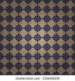 Vintage vector decorative elements in brown, beige and gray tones. Seamless pattern tile. Islam, Arabic, Indian, ottoman motifs. Perfect for printing on fabric or paper.