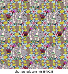 Vintage vector decorative elements. Colored Mandalas on background. Islam, Arabic, Indian, turkish, pakistan, chinese, ottoman motifs. Oriental pattern.