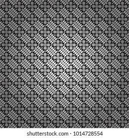 Vintage vector decorative elements in gray, black and white tones. Seamless pattern tile. Perfect for printing on fabric or paper. Islam, Arabic, Indian, ottoman motifs.
