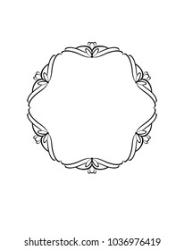 Vintage vector. Decorative frames. Vector Illustration.
