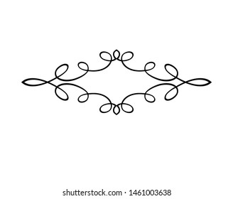 Vintage vector. Decorative frames. Vector Illustration.
