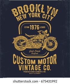 vintage vector design for tee print