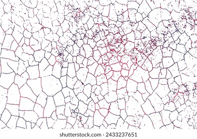 a vintage vector effect of the red lava fire cracks texture in the ground, texture of the map