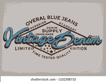 Vintage, vector fashion illustration.