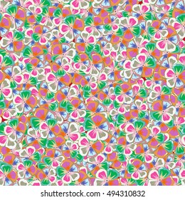 Vintage vector floral seamless pattern.