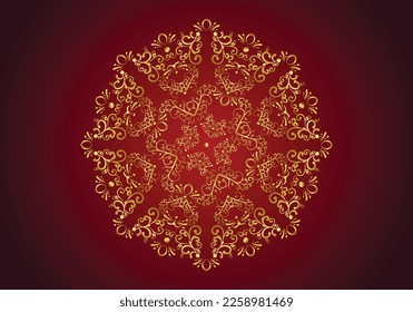 Vintage Vector Flourish Frame Background
