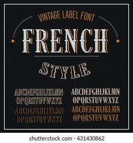 French Style Font Images, Stock Photos & Vectors | Shutterstock