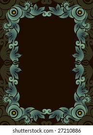 Vintage vector frame. (Lot of similar images in my gallery. Please visit)