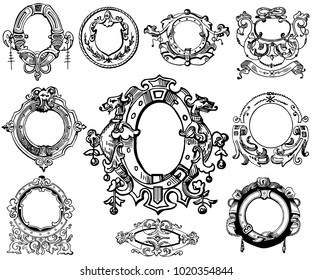 Vintage Vector Frames Vol1