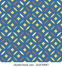 Vintage vector geometric background. Abstract ornament background. Vector illustration.