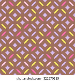 Vintage vector geometric background. Abstract ornament background. Vector illustration.